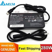 Original DELTA ADP-280BB B 20V 14A AC Adapter MSI Clevo Gaming Laptop Charger
