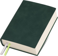 Thick Blank Journal Notebook 400 Pages 3.9  5.5 No Lines Soft Leather Pocket Bl