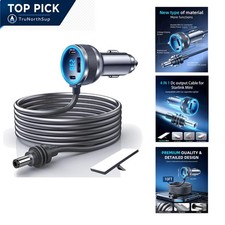 Starlink Mini Car Adapter 10FT Power Cable USB-C USB-A 12V-24V Fast Charging