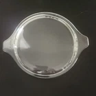VINTAGE PYREX 470-C CLEAR GLASS LID ONLY REPLACEMENT CASSEROLE TAB HANDLES