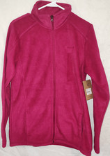 Magellan Fleece Full Zip Women's Size Large Long Sleeve Front Pockets Nwt Sangri