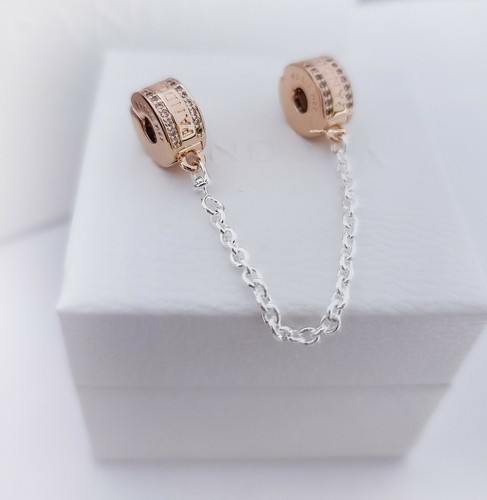 New 100% Authentic PANDORA Logo Safety 