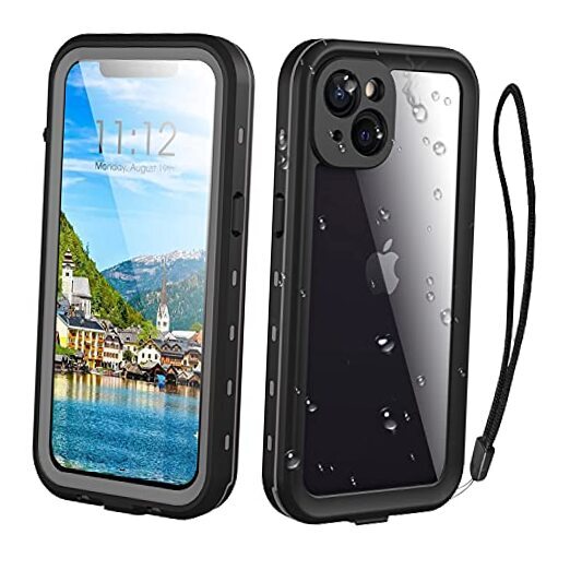Waterproof iPhone 13 Case - Full Protection iPhone 13 Waterproof Phone Black