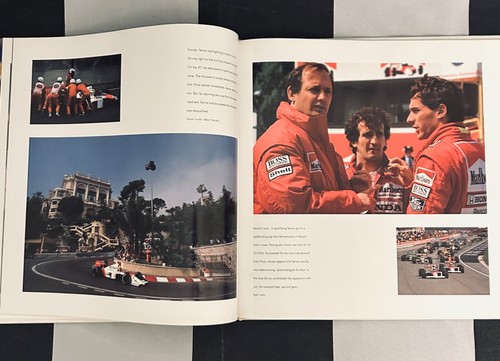 AYRTON SENNA PORTRAIT OF A RACING LEGEND BOOK McLAREN TOLEMAN LOTUS WILLIAMS F1 - Imagen 7 de 9