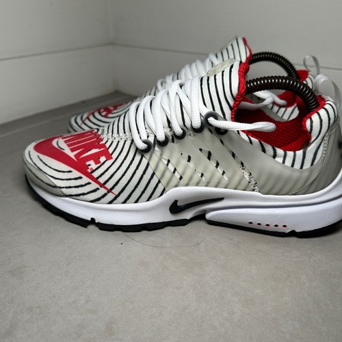Nike Air Presto Mens Running Shoes White Black Red Hypnotic Size 10 ct3550-101 - Picture 8 of 15