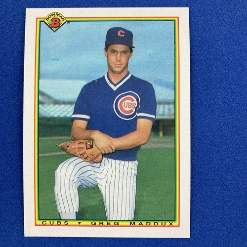 Greg Maddux 1990 Bowman Card #27 MLB Chicago Cubs
