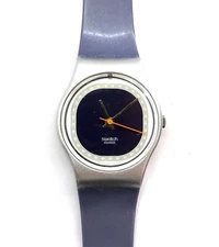 Swatch Watch Ladies SUMIKO LM118 Vintage 2001 NEW BATTERY / WORKS Lady Woman