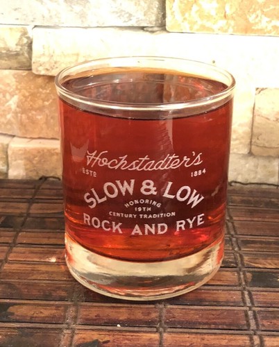 HOCHSTADTER'S SLOW & LOW Collectible Whiskey Glass