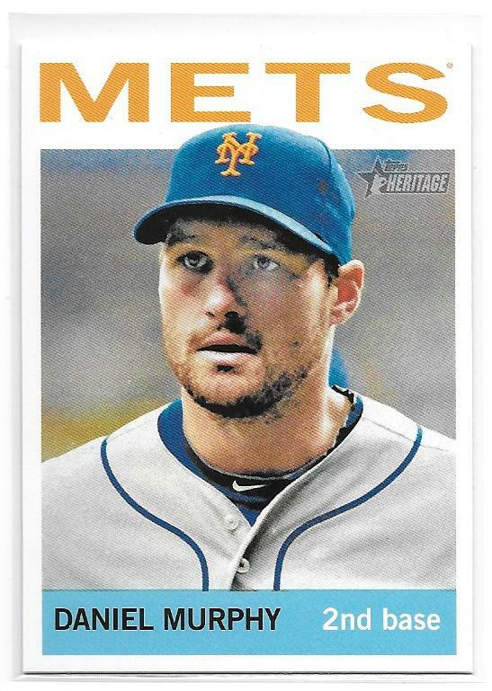 2013 Topps Heritage #142 DANIEL MURPHY VENEZUELAN SP New York Mets