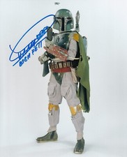 DICKEY BEER signed autograph 20x25cm STAR WARS in person autograph COA BOBA FETT