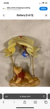 Winnie The Pooh Porcelain Ornament Willitts Galleries Walt Disney Co Vtg 8568