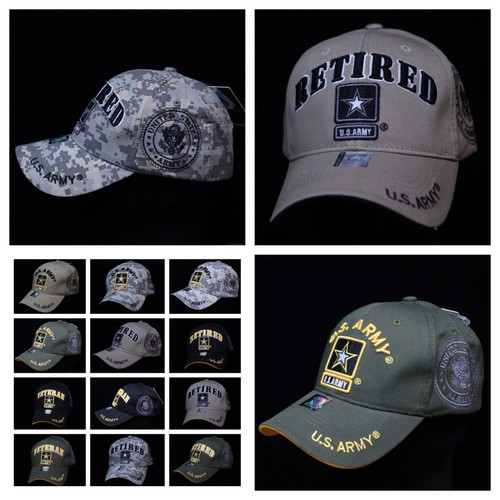U.S. Army Veteran Retired Baseball Cap 