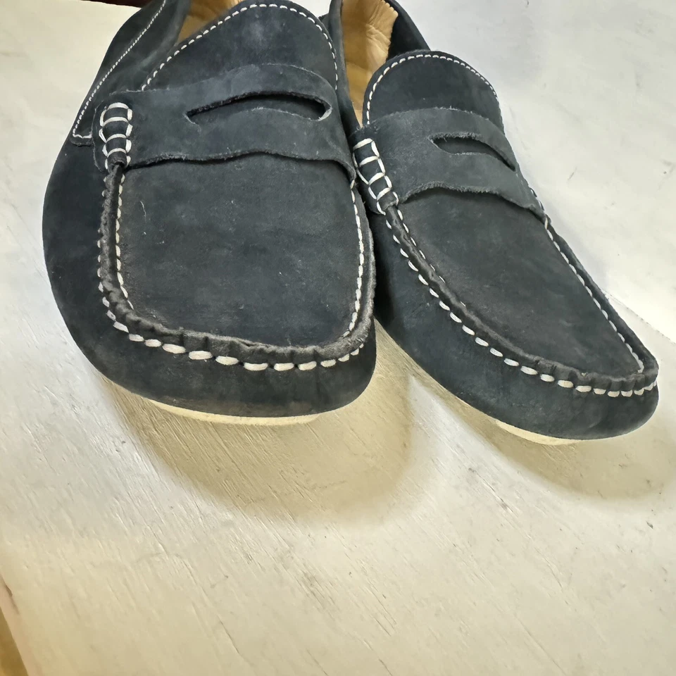 Mocasines Tucker + Tate Azul Marino Gamuza Mocasines UE Talla 38 (EE. UU. Talla 6 Hombres 7.5 Mujeres Foto 4 de 4