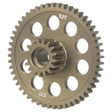 RC Car Aluminum Counter Gear 52T/17T for Tamiya Blackfoot Monster Beetle Upgrade