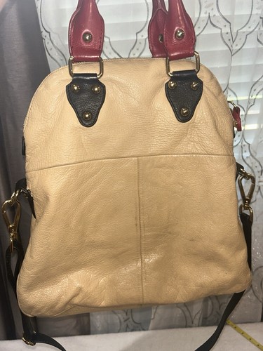 Emma Fox Buttery Camel Leather Handbag Detachable Strap Purse Shoulder Bag - Picture 5 of 15