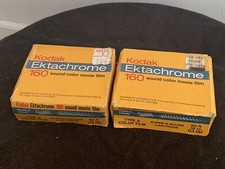 Lot Of 2 Vintage Kodak Ektachrome 160 Super 8 Cartridges 50 FT Each Sealed NEW