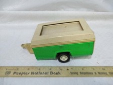 Vintage Tonka Pop Up Camper Outdoors Toy Play Green Beige Camping Adventure Fun
