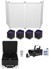 Chauvet DJ Freedom Par H9 IP X4 4 Wireless DMX Battery Wash Lights Facade Fogger