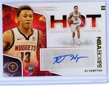 2020-21 Panini Hoops Basketball Hot Signatures Rookie #HR-RJH RJ Hampton