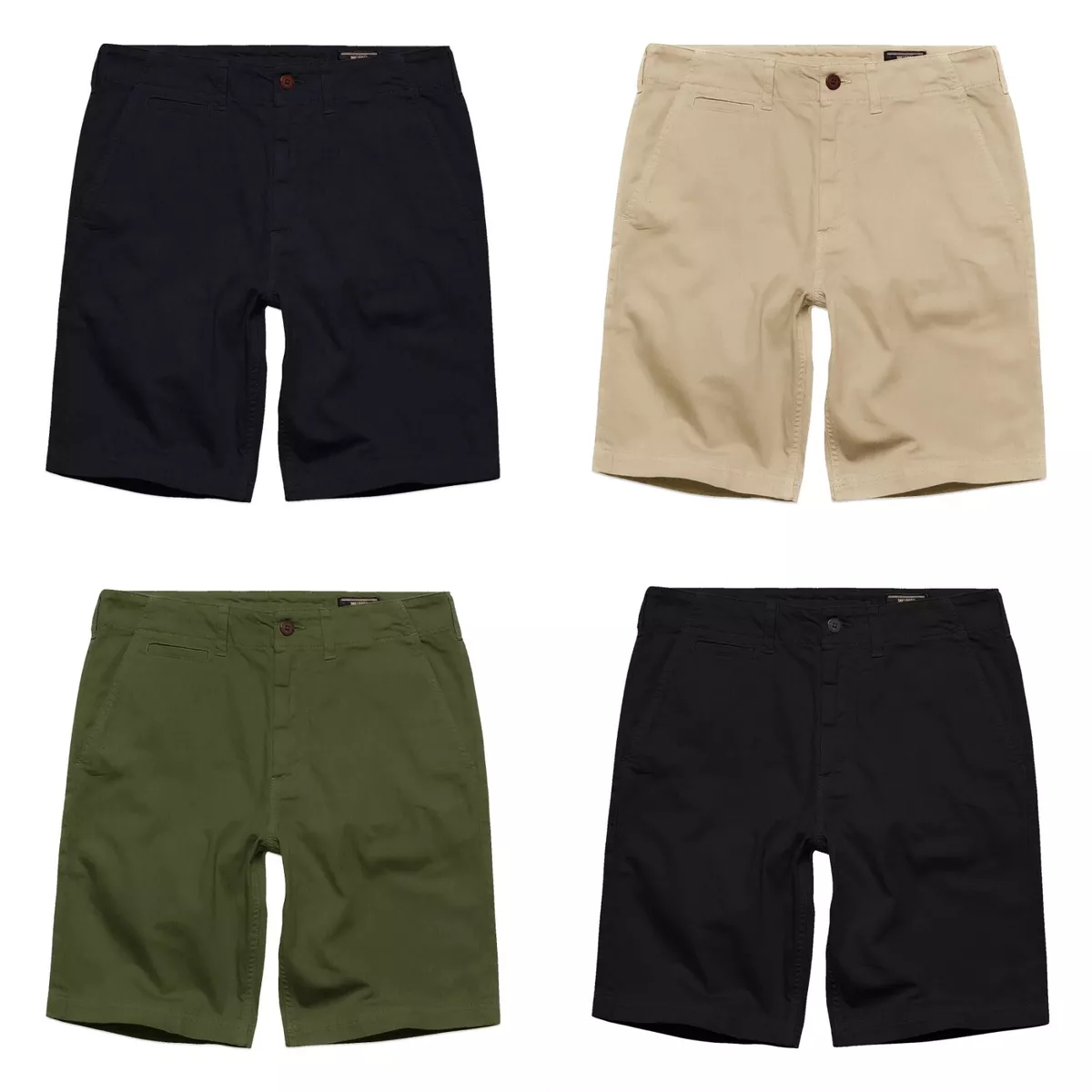 Superdry officer shop slim shorts