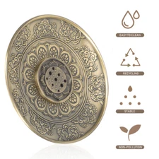 Incense Sticks Holder Ash Tray Incense Holder 9 Holes Incense Burner for Stick