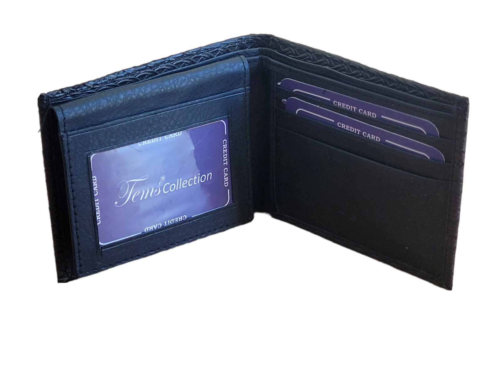 Graffiti Print Leather Wallet Leather Printed Bifold Novelty Wallet