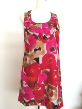Ann Taylor Loft Multi Floral Sleeveless Dress Lined Sz. Sp