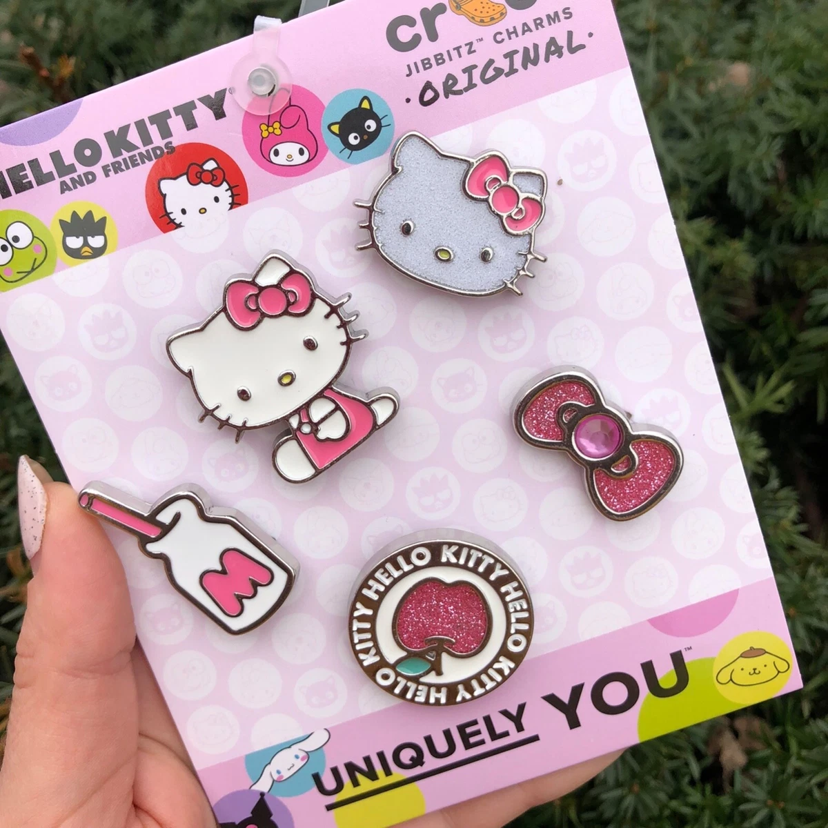 Crocs Hello Kitty Elevated 5 pack Jibbitz Charms