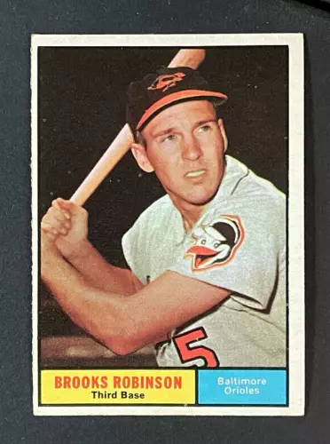 1961 Topps #10 Brooks Robinson EX. Baltimore Orioles