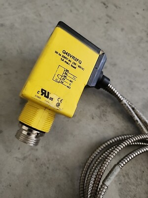 BANNER PHOTOELECTRIC SENSOR Q45VR2FQ WITH ITETA13S FIBER SET