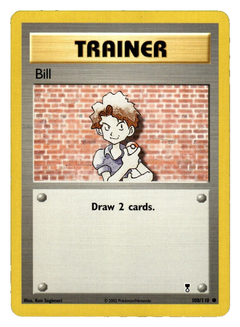 pokemon card value bill Pokmon Game CLF 030/032 the trusted official grading guarantees its condition Pokemon Base Set #91 Bill