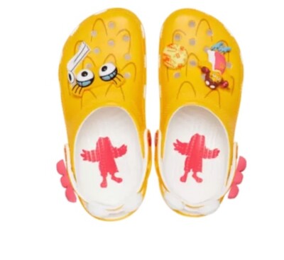McDonald's x Crocs Birdie Classic ユニセックス Clog CROCS X MCDONALD'S BIRDIE CLASSIC CLOG MEN'S SIZE 8