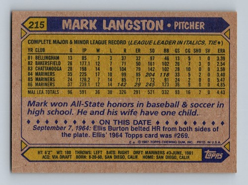 Seattle Mariners 1980's MLB Baseball Team 8 Card Lot - Picture 11 of 19