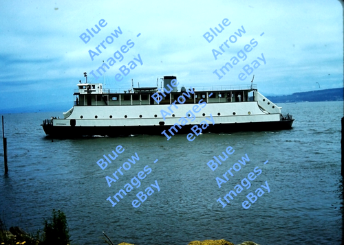 1962 35mm Dia M R Chessman Ferry Columbia River Astoria Oregon #7465
