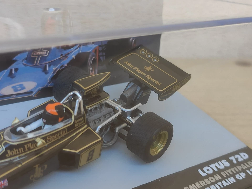 Lotus 72D 1972 Emerson Fittipaldi John Player Special Modellino Formula 1 1/43 - Immagine 4 di 4