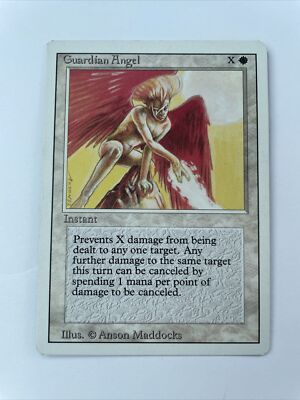 mtg white angel cards MTG Guardian Angel Unlimited White Common MAGIC THE GATHERING MTG CARD
