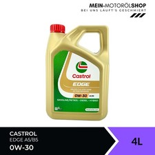 Castrol Edge 0W-30 A5/B5 Volvo ACEA A5/B5 API SL/CF Motoröl 4 Liter