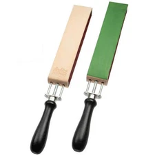 Solingen Straight Razor Leather Strop - Genuine Adjustable 2 Sharpening Sides