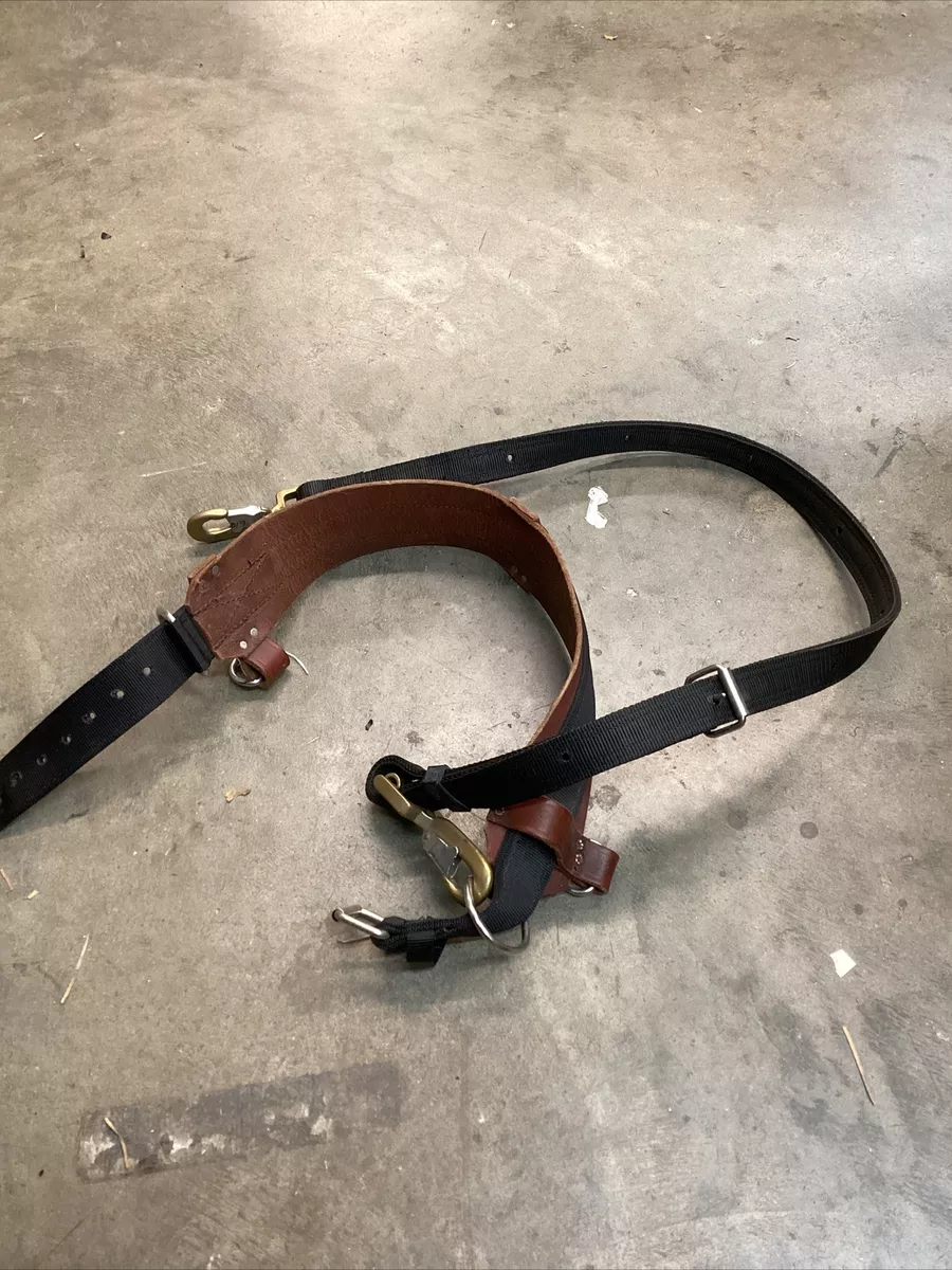 Leather safety belt deals