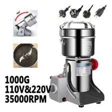 Electric Grinder Herb Grain Spice Mill Cereal Grinder Flour Powder Machine 1000G