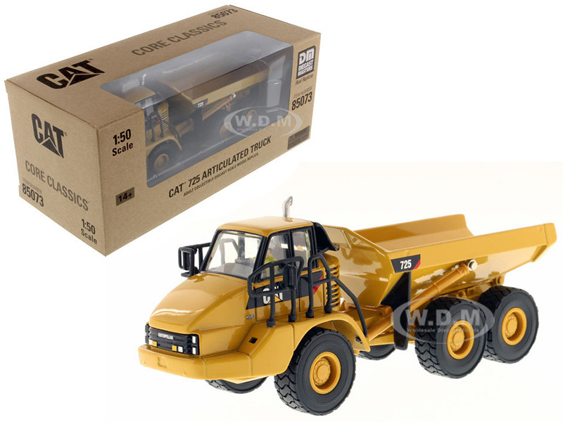 СОЧЛЕНЕННЫЙ САМОСВАЛ CAT CATERPILLAR 725 с ОПЕРАТОРОМ 150 ОТ DIECAST MASTERS 85073 C 16990₽