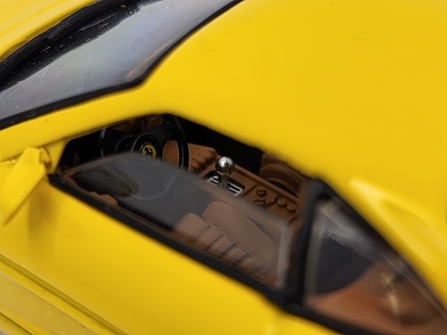 1/43 Bang Ferrari 355 Berlinetta gelb mit Box aus Japan 8026 Modellauto Minicar - Bild 5 von 14