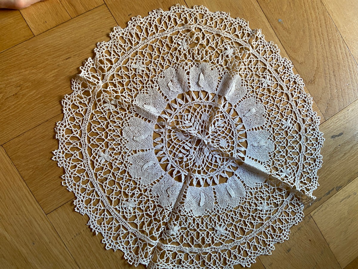 Nappe Coton Ronde - Diamètre 180 Cm - Rayures