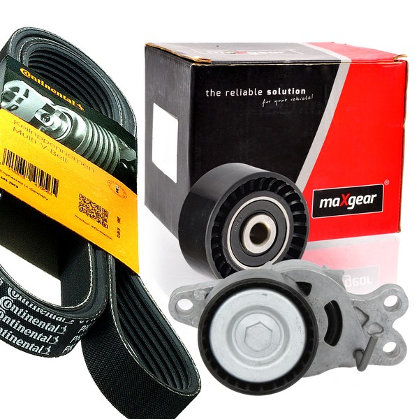Contitech 6PK1225 Keilrippenriemen-Satz + Spanner FüR Fiorino Qubo Nemo Fiat-image