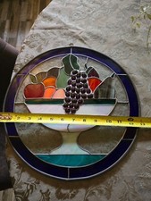 13.00 Dia Colorful Handcrafted Stained Glass ...