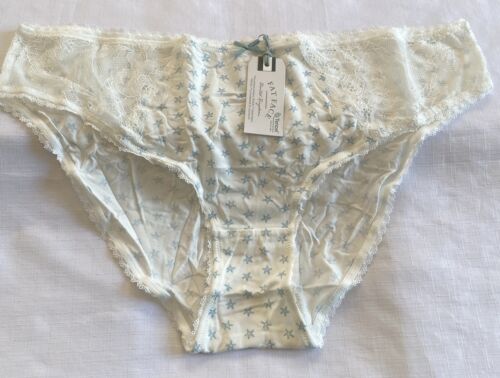 Fat Face Womens Star Fish Lace Mini Knickers Pants New UK Size 14 - Picture 1 of 8