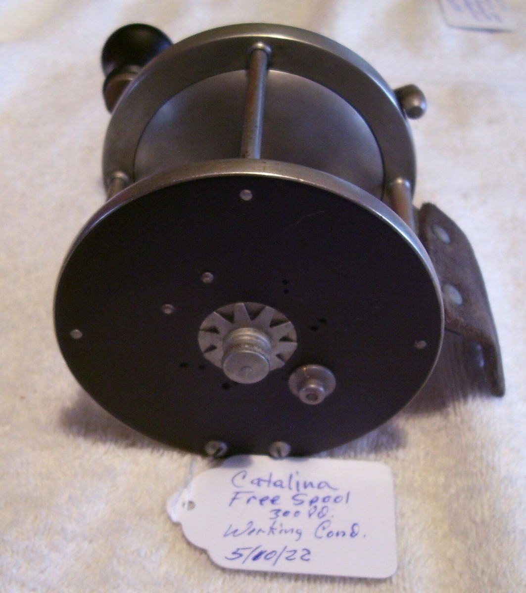 catalina free spool fishing reel RARE VINTAGE CATALINA 300 FREE SPOOL REEL 5/7/22 GOOD CLICKER WORKING