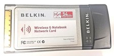 BELKIN Wireless G Notebook Network Card Model F5D7010 Version 3000 802.11g 54Mbp