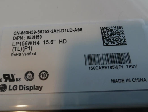 Pantalla LCD LG de 15,6" para portátil 40 pines MATE LP156WH4 (TL)(P1) 053H59 53H59 - Imagen 2 de 2