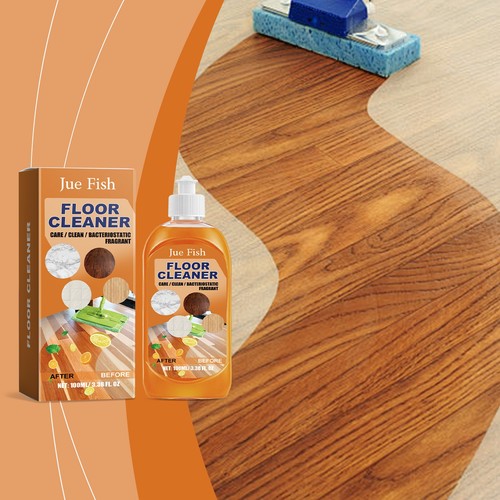 100ML Powerful Decontamination Floor Cleaner,Wood Floor Cleaning Tile Cleaner - Picture 2 of 6